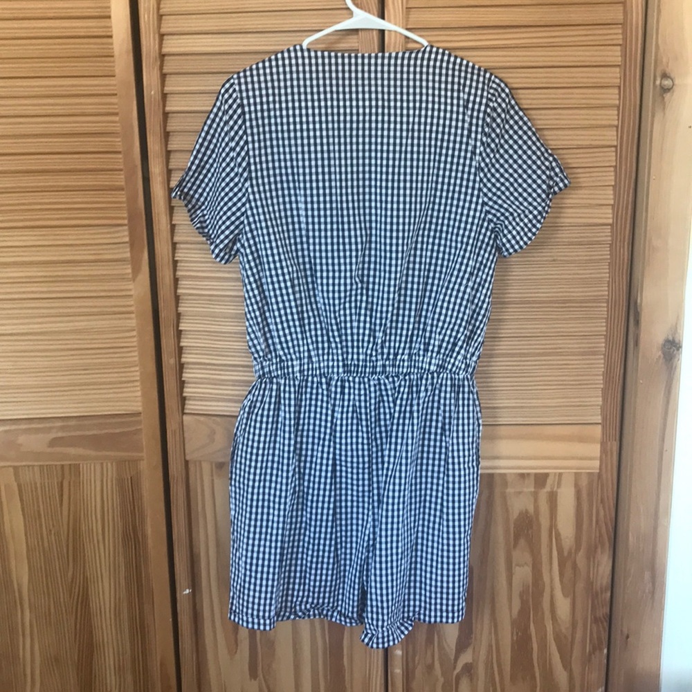 Gingham Romper